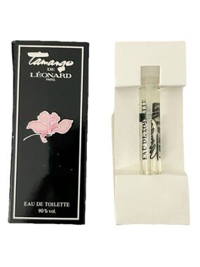 Vintage 1980s Léonard Paris Tamango Eau de Toilette Mini Sample Vial 2 mL France